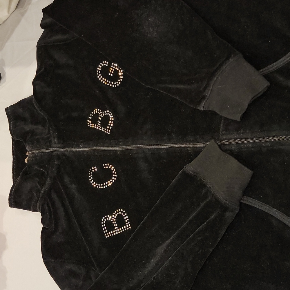 BCBG fleece zipper up - Picture 1 of 3
